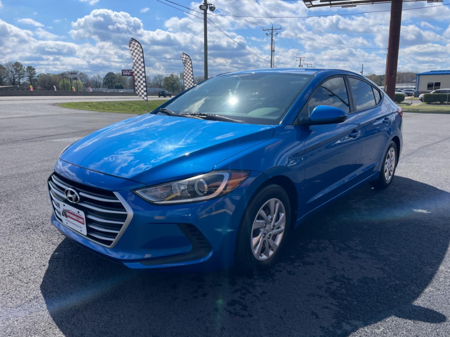 2017 Blue Hyundai Elantra (KMHD74LF7HU) with an 4-Cyl, 2.0 Liter engine, Auto, 6-Spd Shiftronic transmission, located at 8008 Warden Rd, Sherwood, AR, 72120, (501) 801-6100, 34.830078, -92.186684 - Photo#3